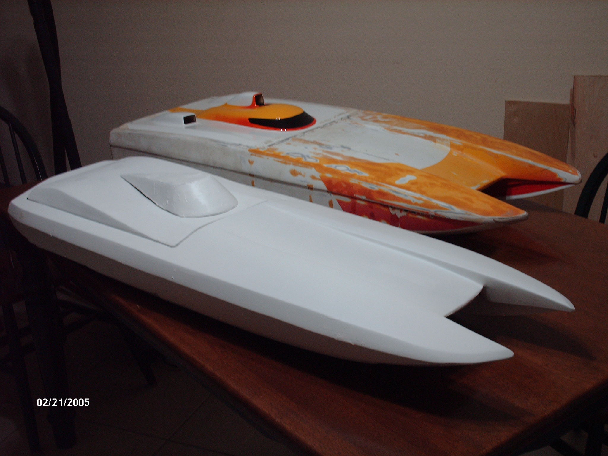 new offshore catamaran prototype - modelgasboats.com