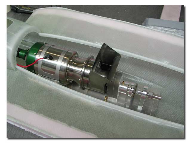 turbine powered rc boat