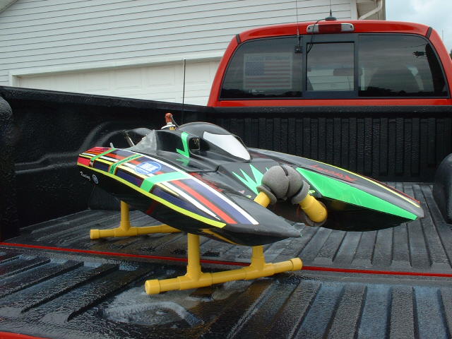 pvc rc boat